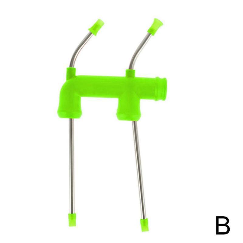 Beer Snorkel Double-Mouth Pipe Funnel Double Snorkel