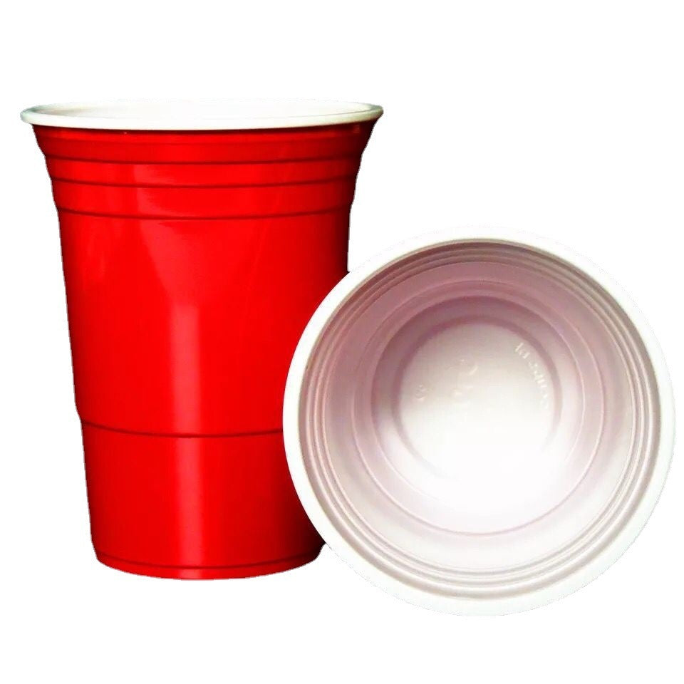 450ml Red Beer Pong Party Plastic Cups